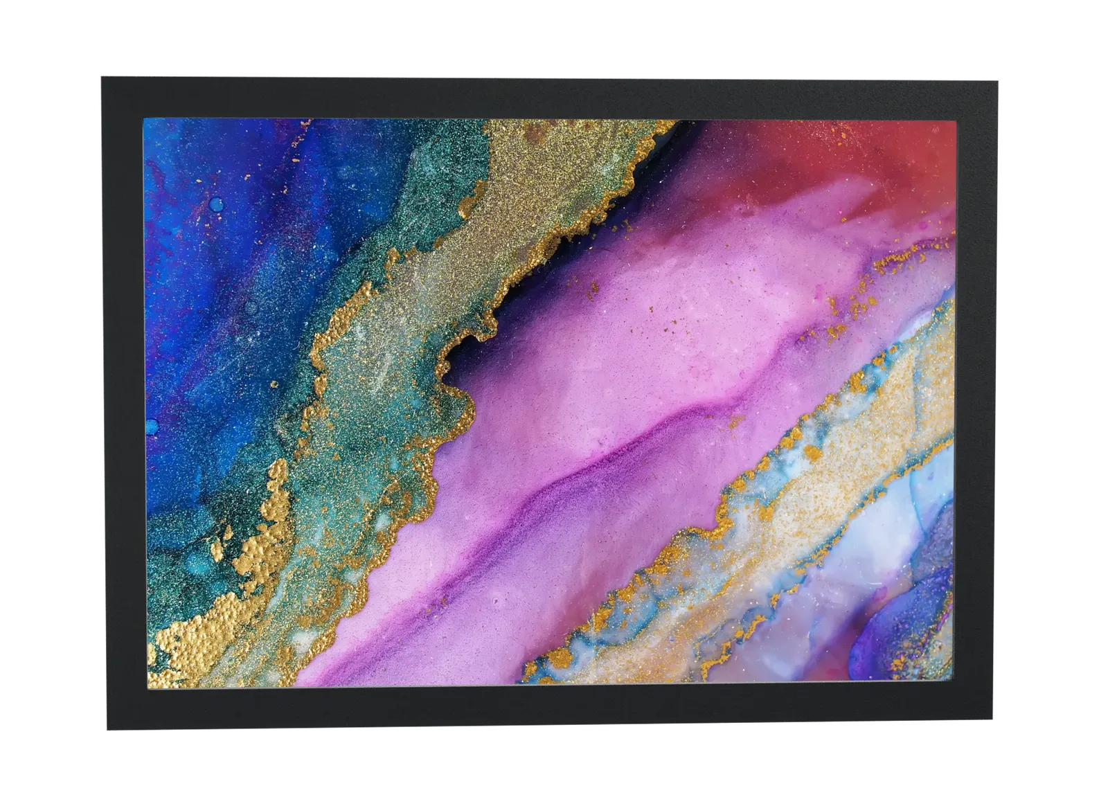 Mármore azul-marinho e magenta