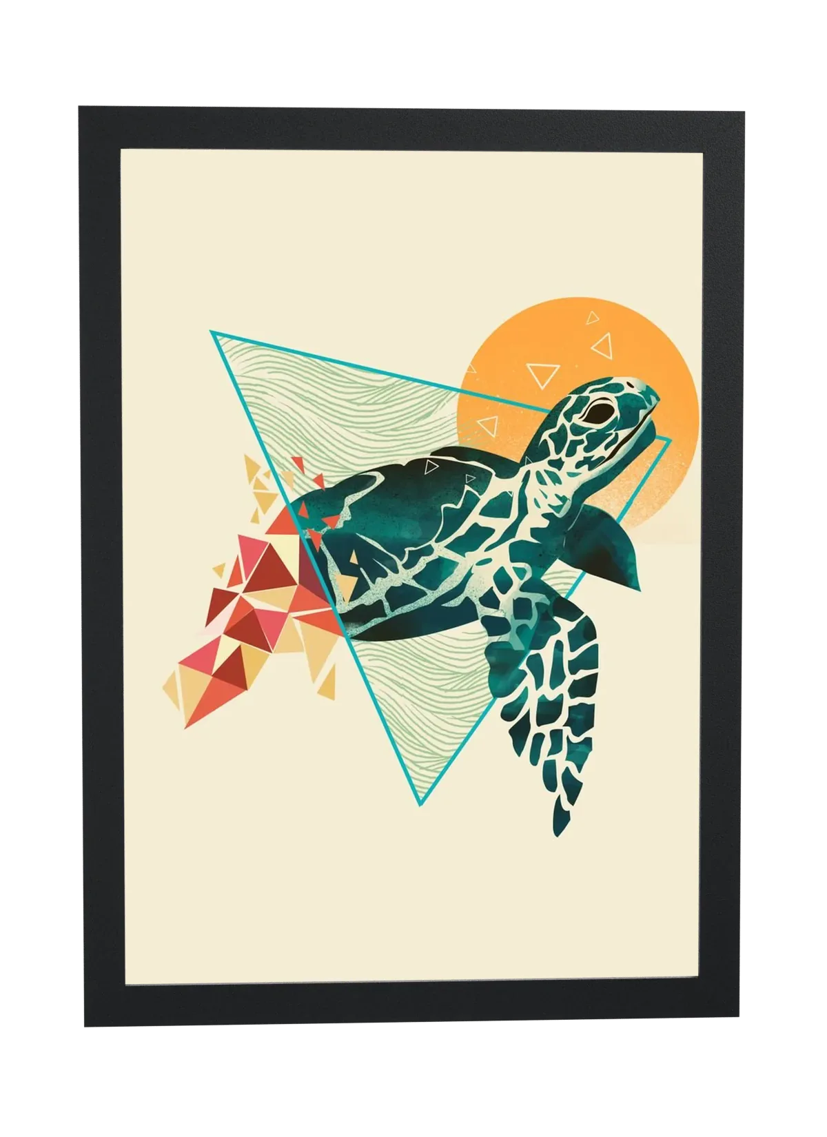 Tartaruga marinha geométrica