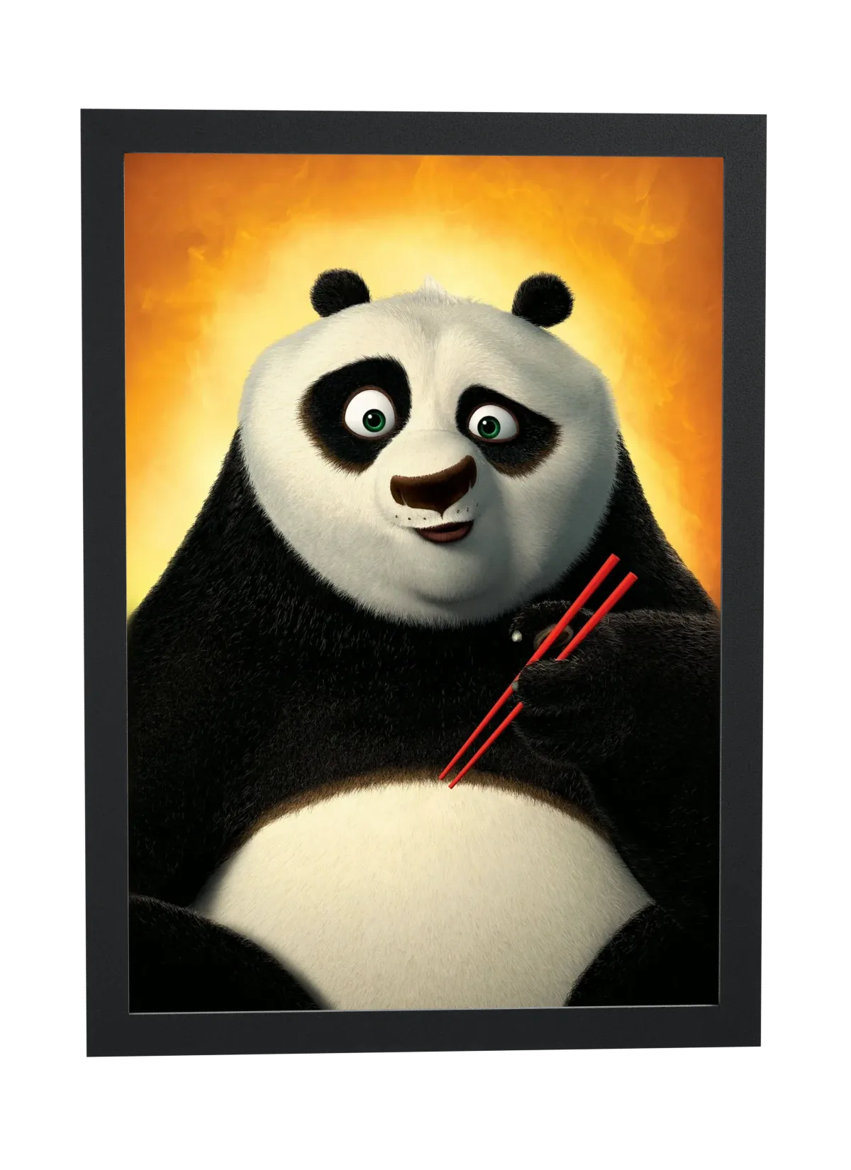 Kung Fu Panda (2008): Po com hashis
