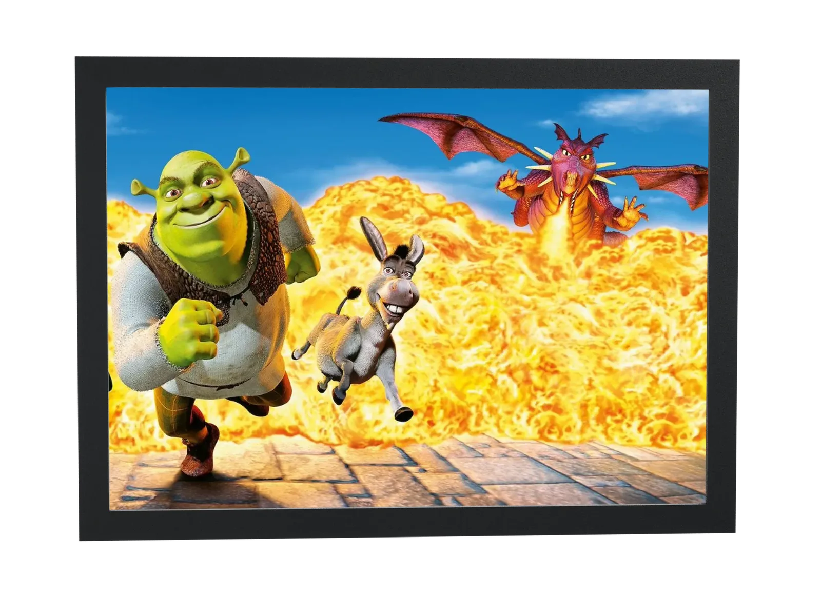 Shrek (2001): fugindo do dragão