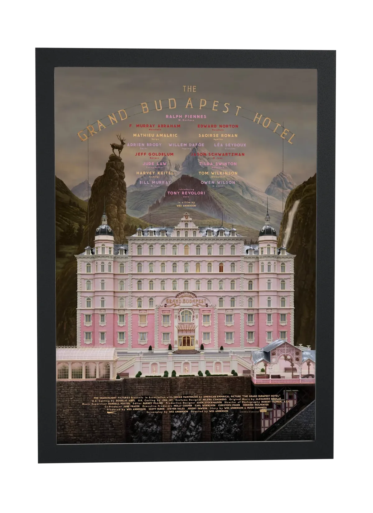O Grande Hotel Budapeste (2014): fachada rosa