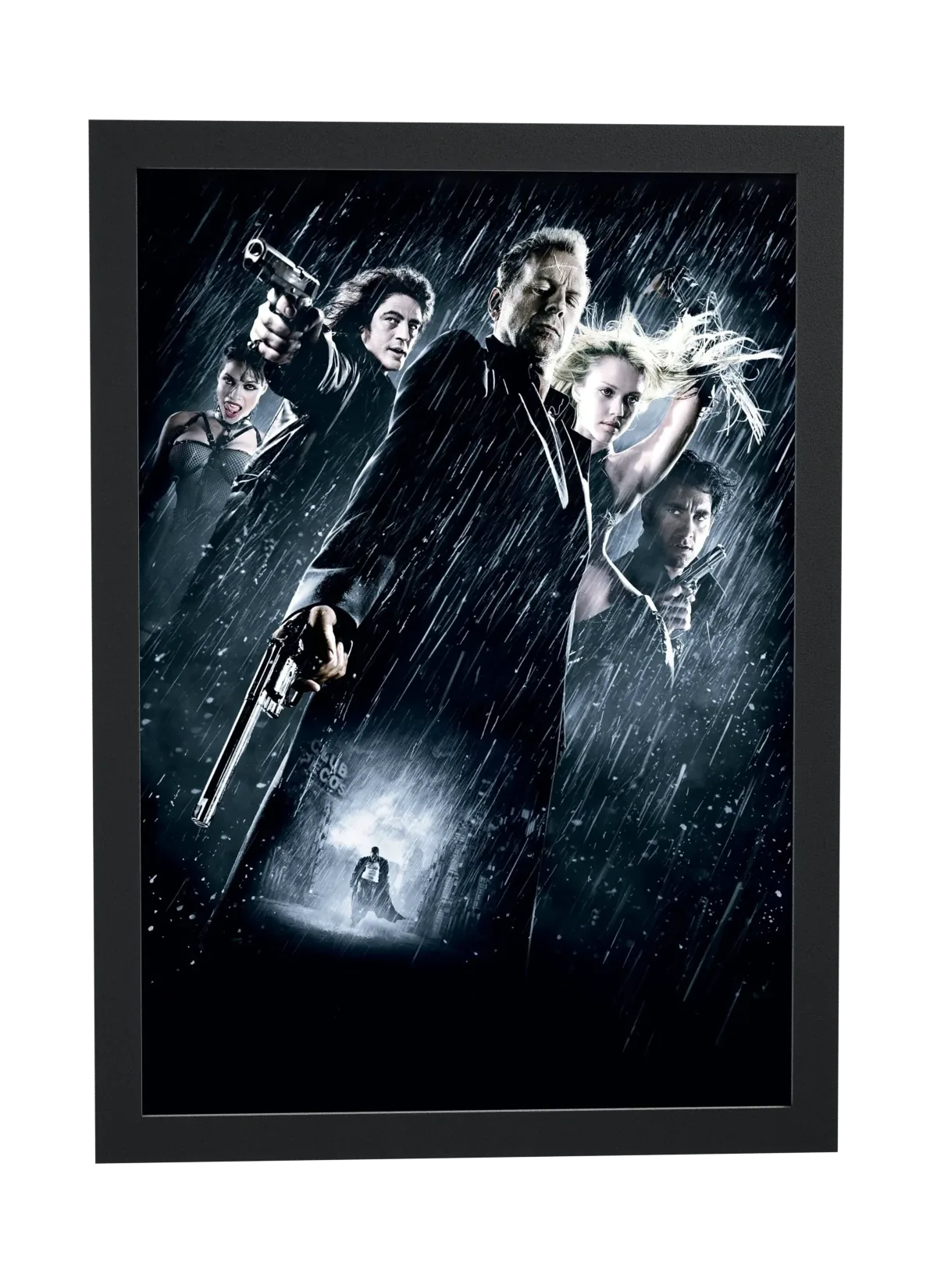 Sin City (2005): silhuetas na chuva