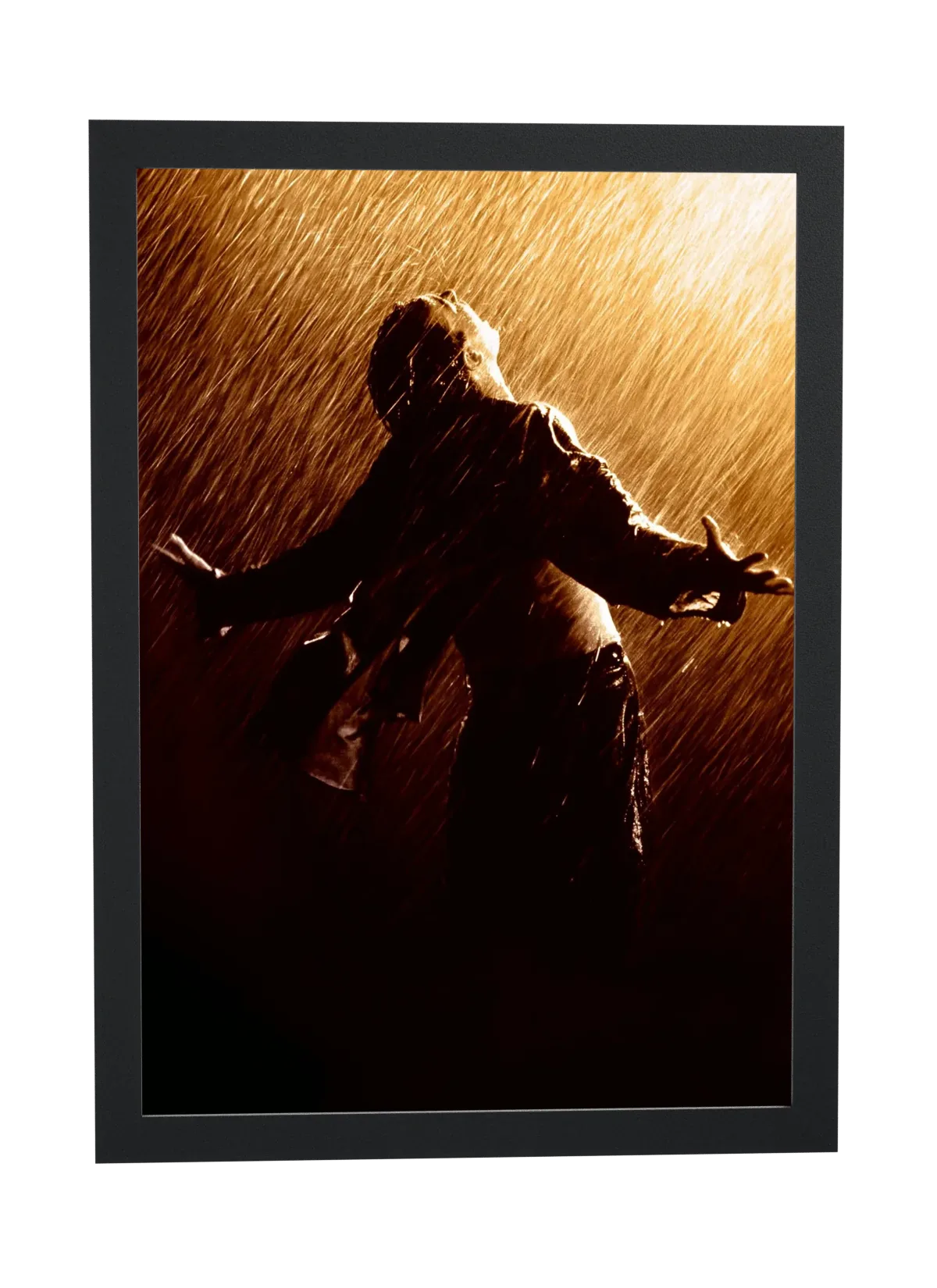 Um Sonho de Liberdade (1994): braços abertos na chuva