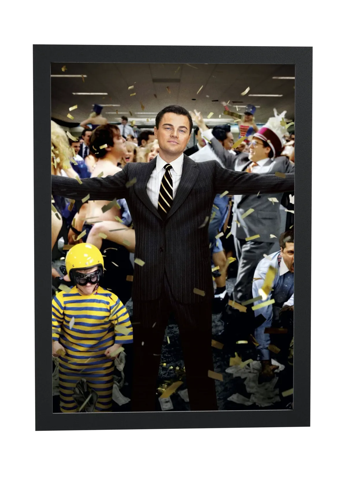 O Lobo de Wall Street (2013): confete no escritório