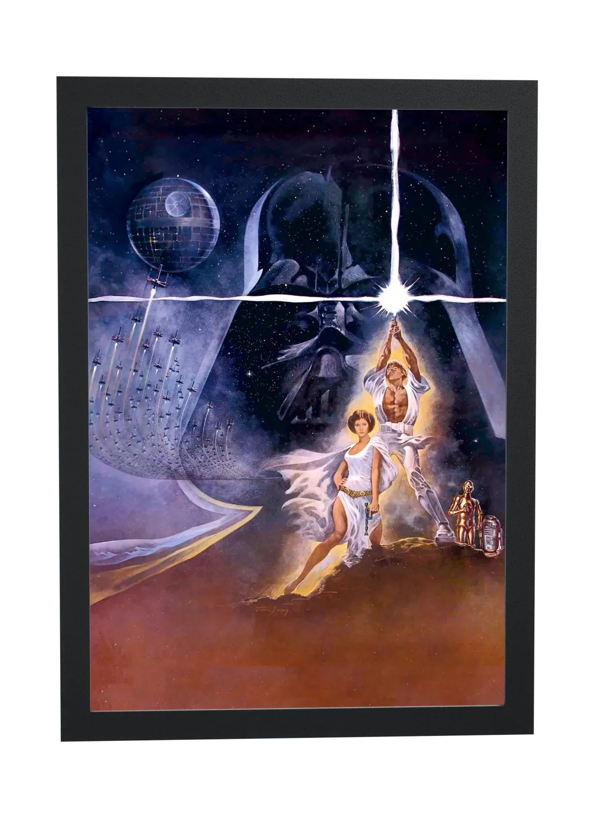 Star Wars Uma Nova Esperança (1977): Vader ao fundo