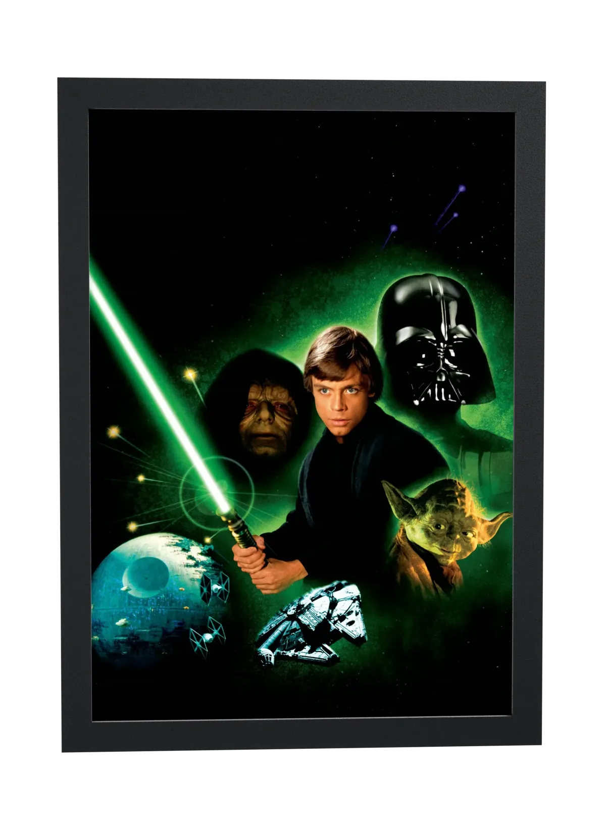Star Wars O Retorno de Jedi (1983): sabre verde
