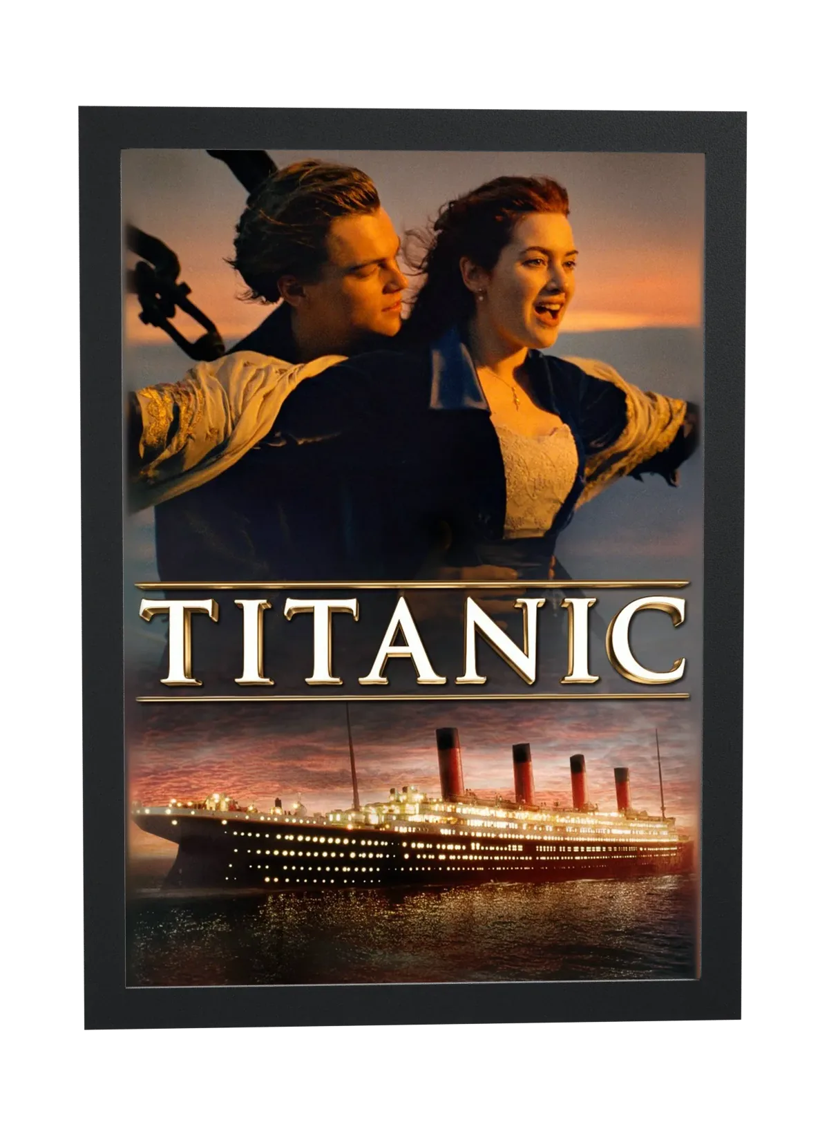 Titanic (1997): Jack e Rose na proa