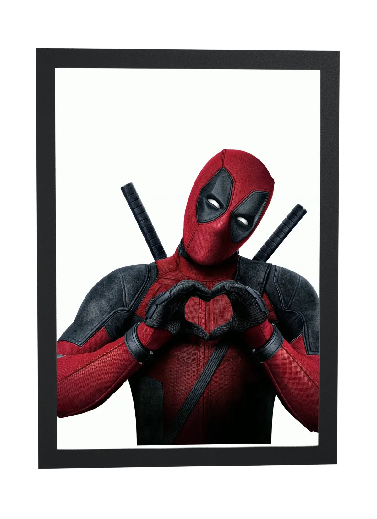 Deadpool (2016): coração com as mãos