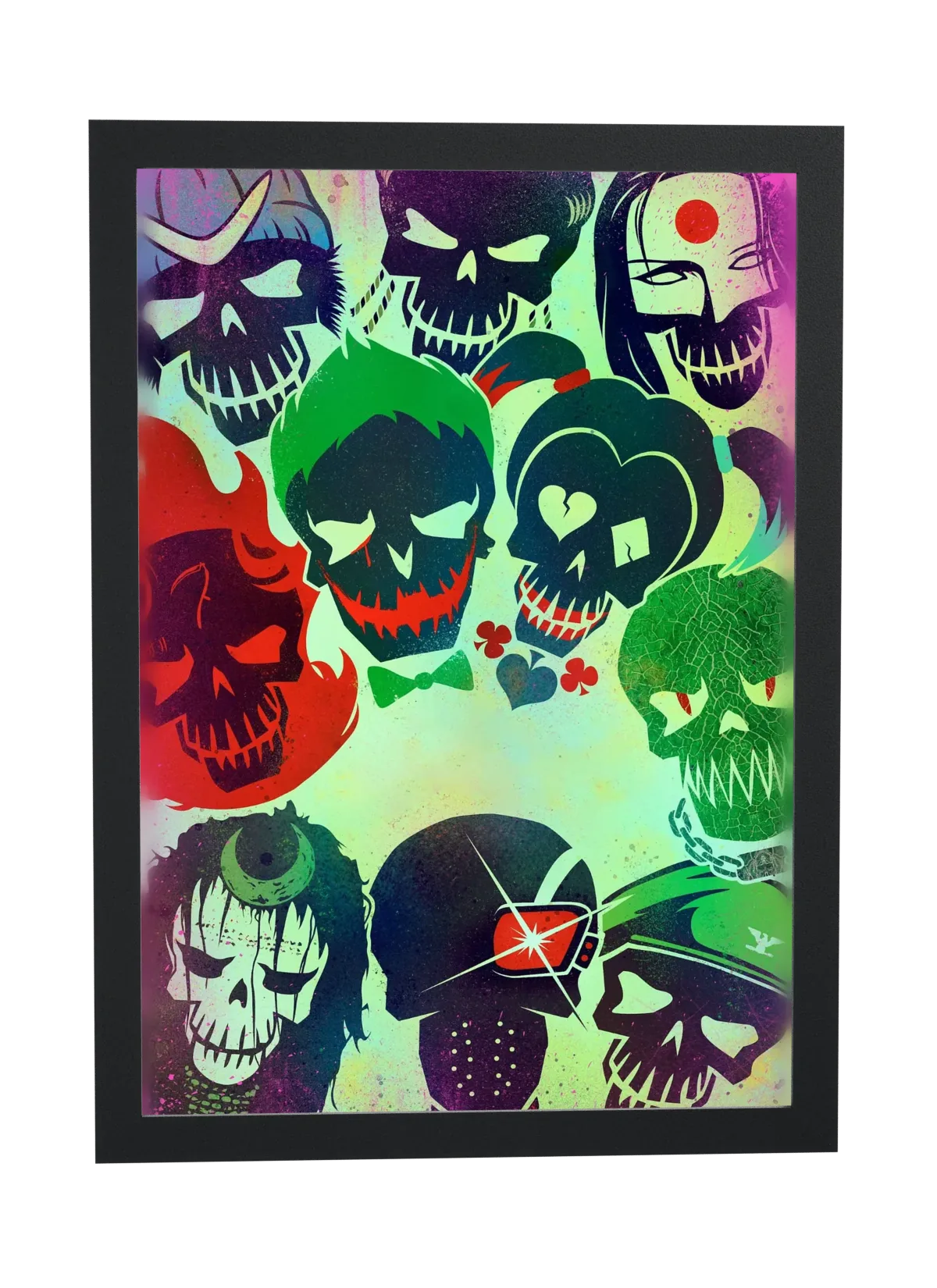 Esquadrão Suicida (2016): caveiras coloridas