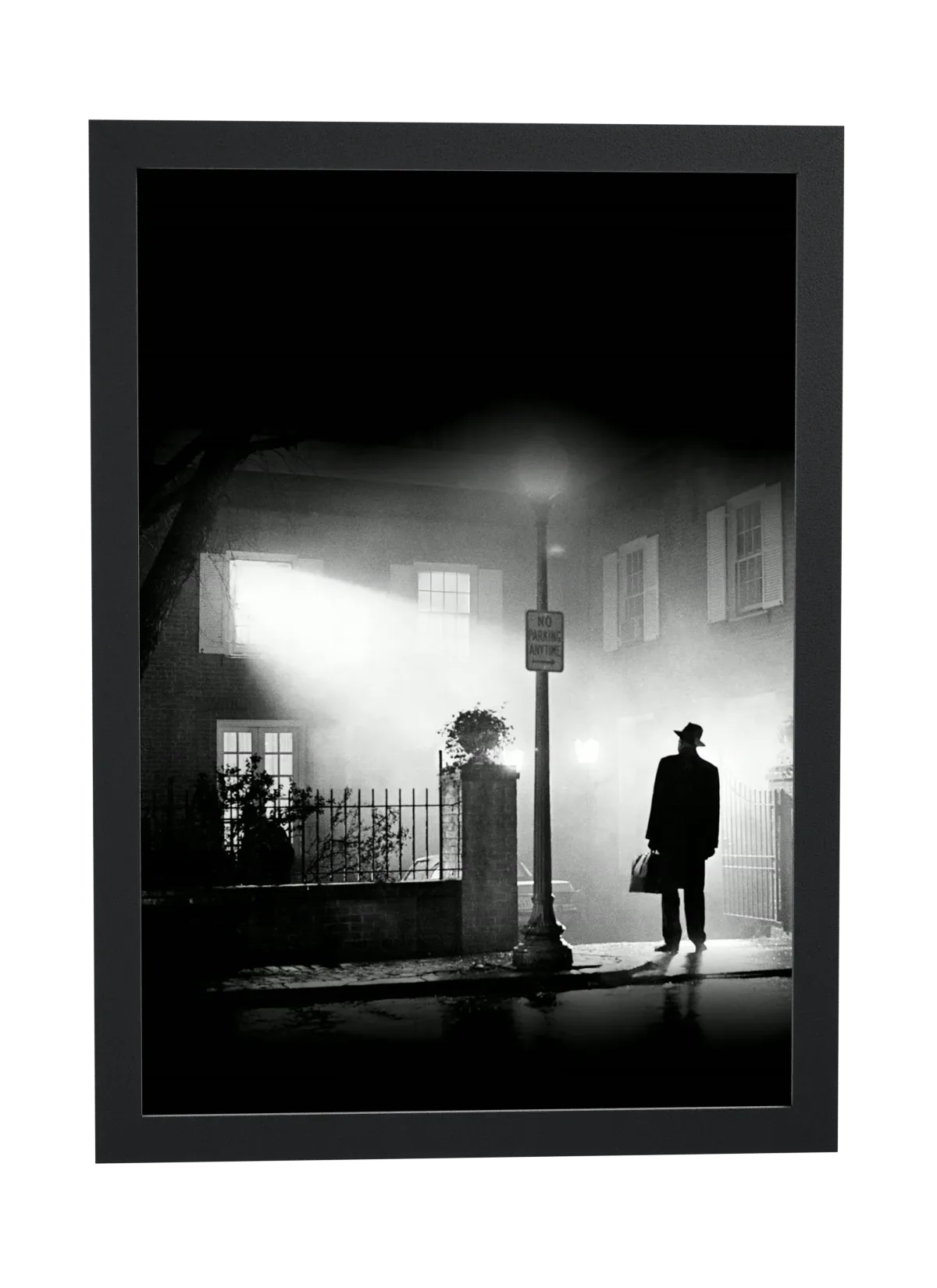 O Exorcista (1973): silhueta sob o poste