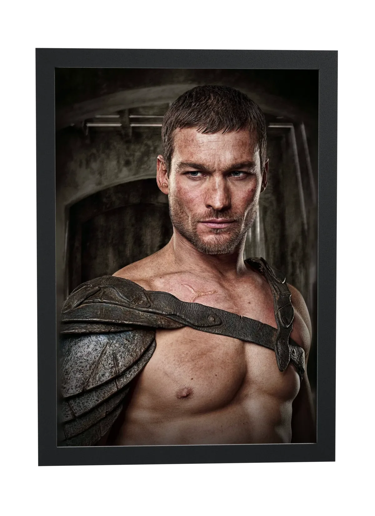 Spartacus (2010): gladiador em pé