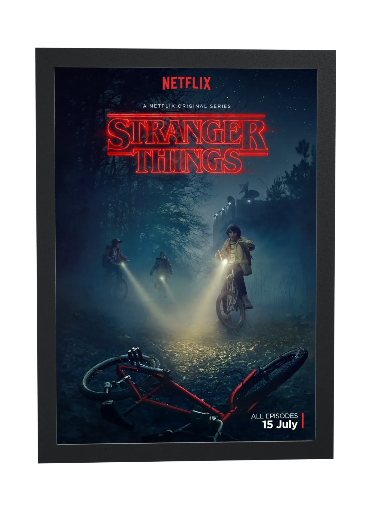 Stranger Things (2016): bicicletas na neblina